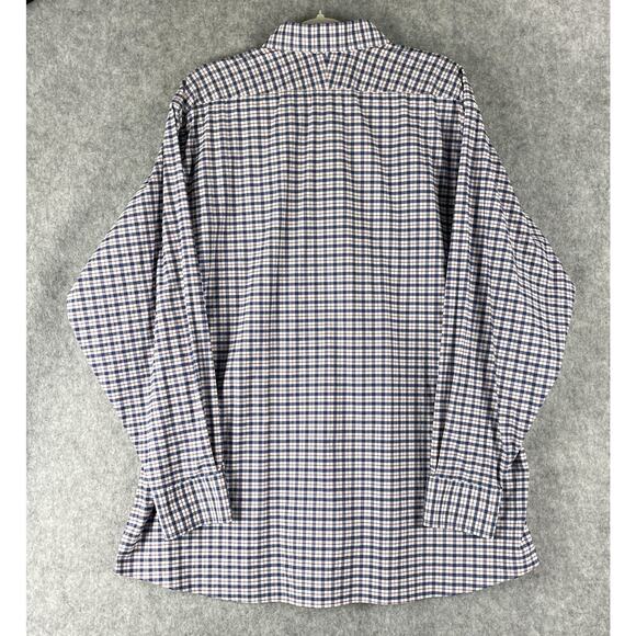 Proper Cloth Shirt Mens 2XLT Plaid Button Up Performance Long Sleeve Stretch - Picture 10 of 14